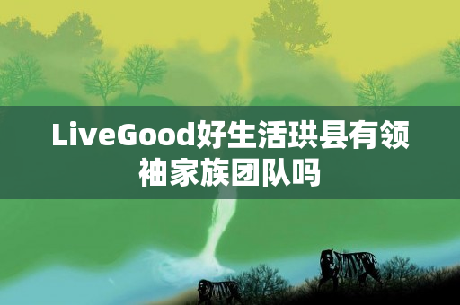 LiveGood好生活珙县有领袖家族团队吗