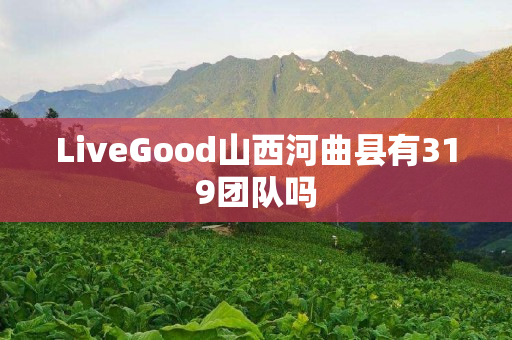 LiveGood山西河曲县有319团队吗