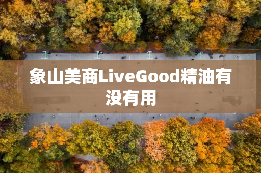 象山美商LiveGood精油有没有用